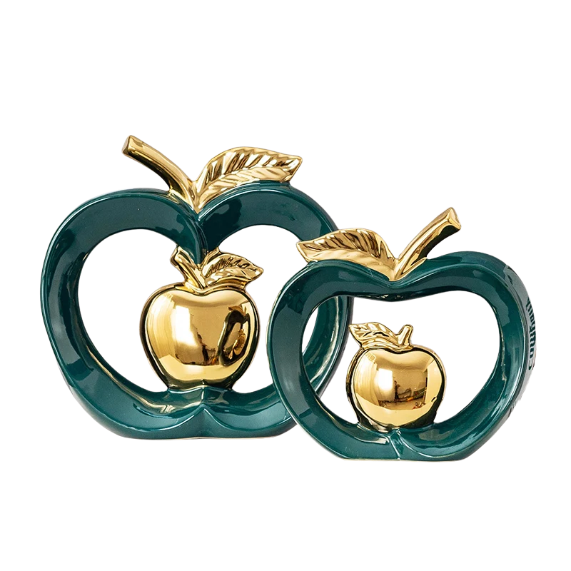 Adornos decorativos Big Apple - em cerâmica esmaltada