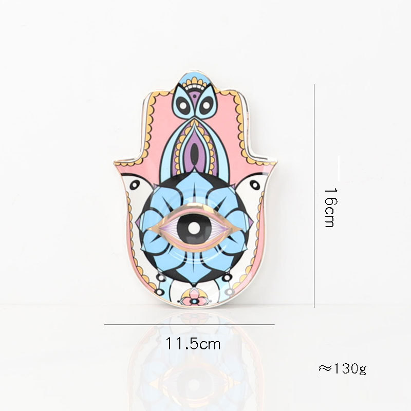 Prato/Porta Objetos em porcelana Mystical - 04 Modelos