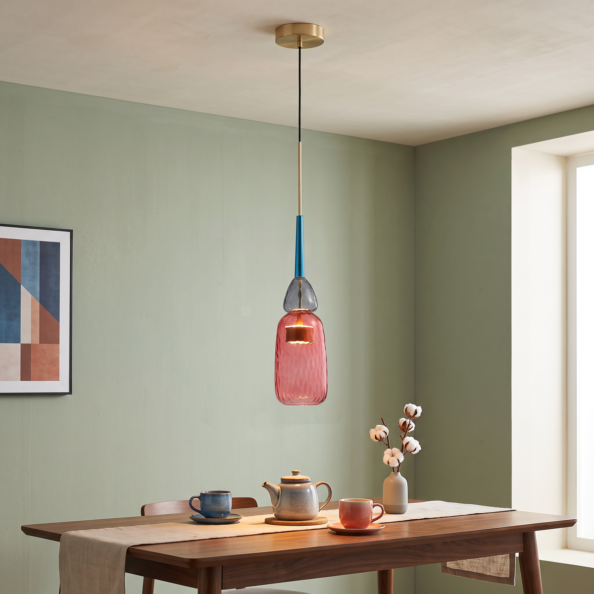 Pendentes em vidro Florença- design italiano