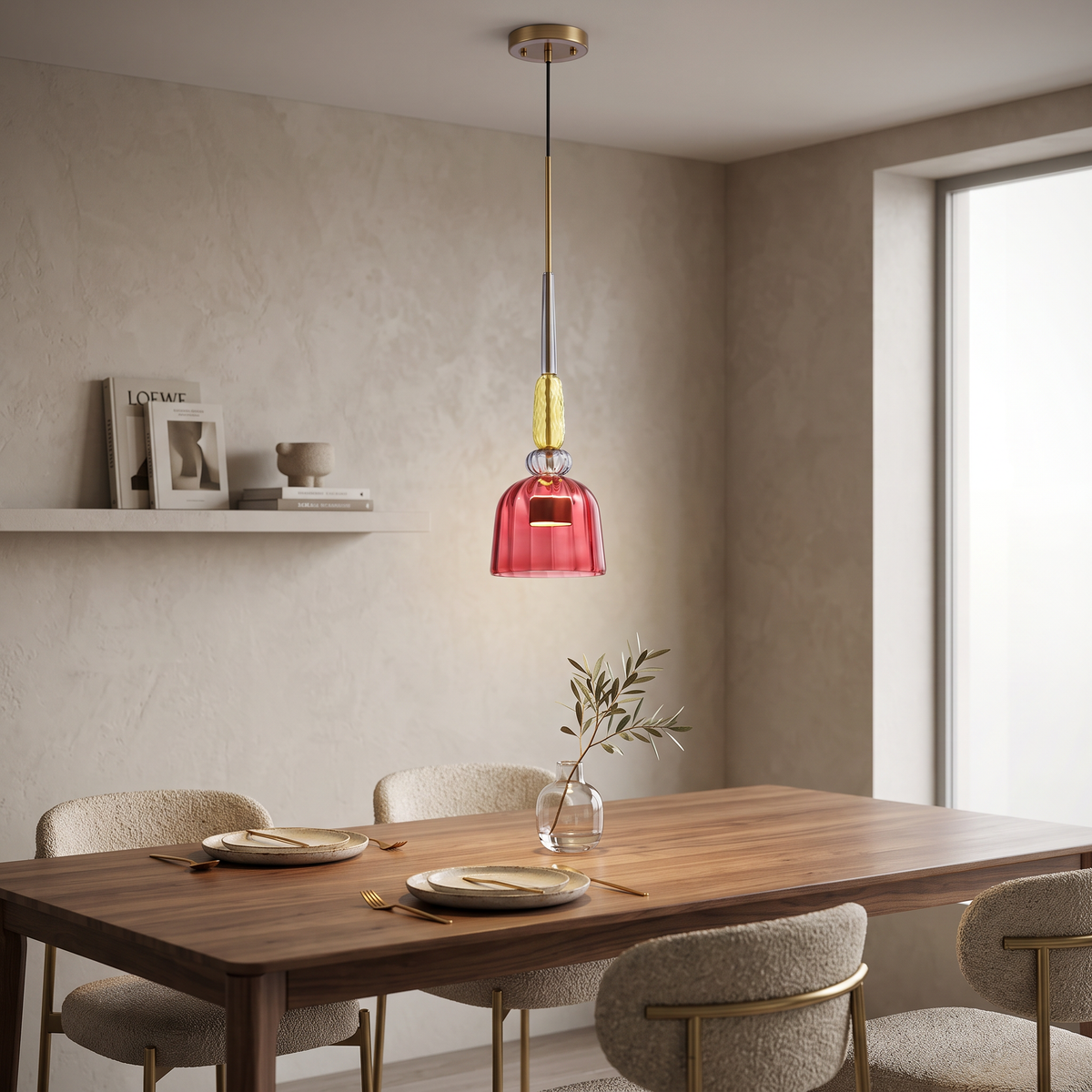 Pendentes em vidro Florença- design italiano