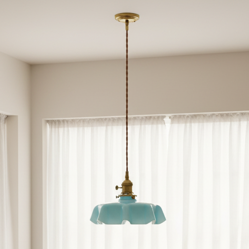 Pendente em vidro Vintage Francês - 05 Cores