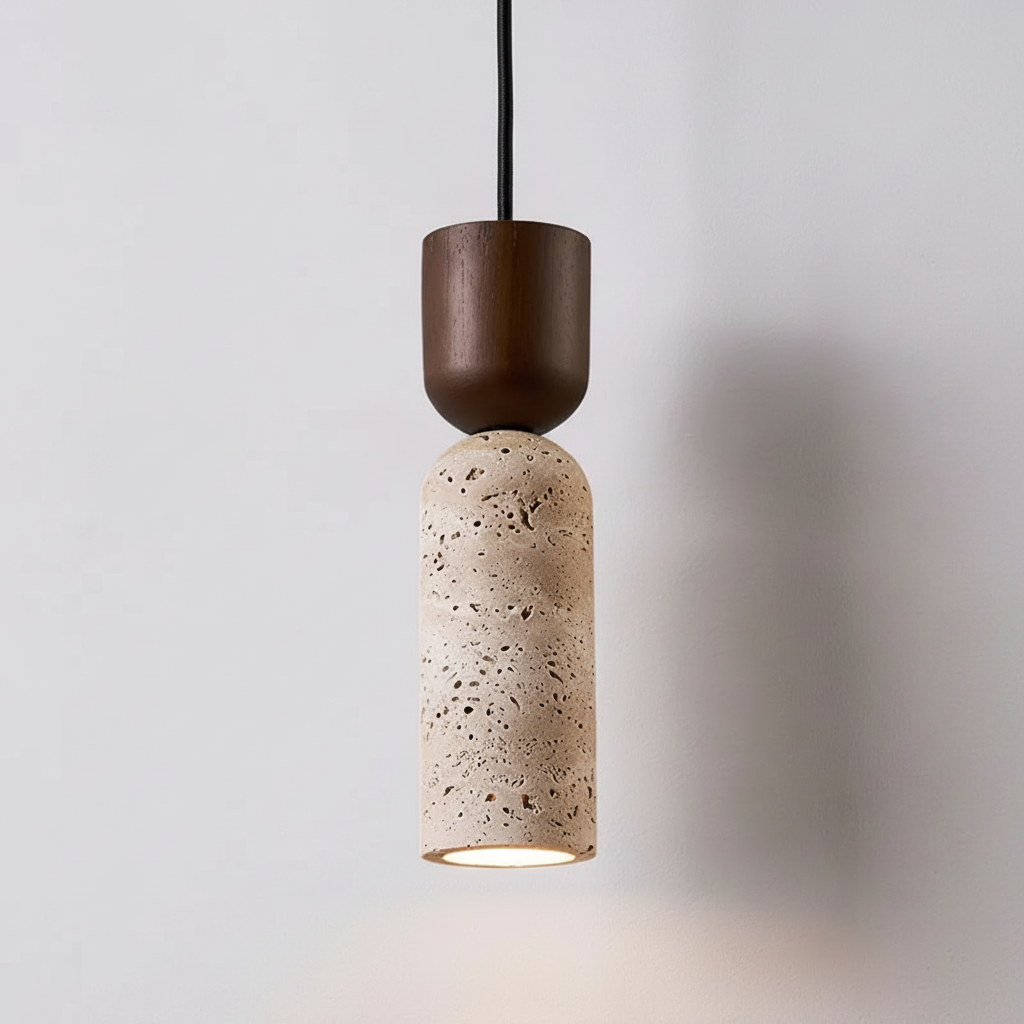 Pendente Pós-moderno Travertino