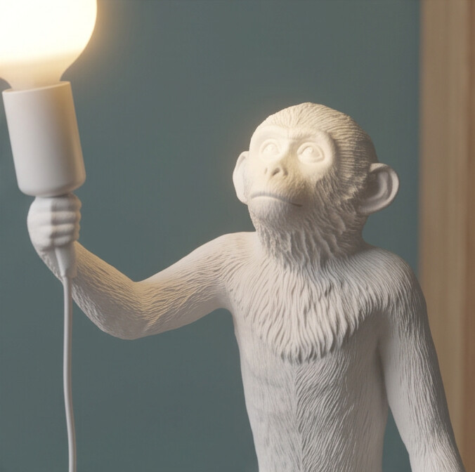 Luminárias Monkey - 04 modelos