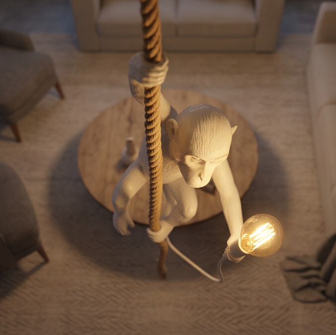Luminárias Monkey - 04 modelos