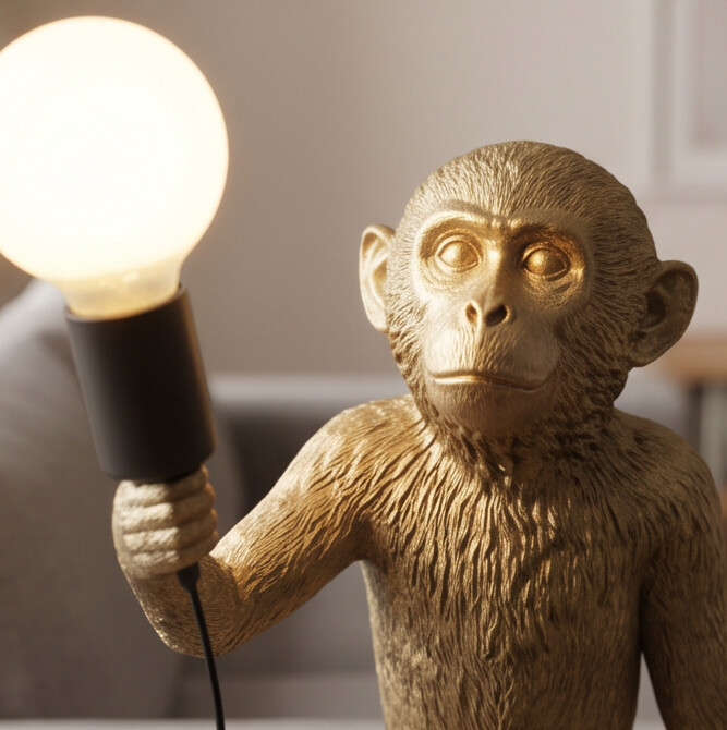 Luminárias Monkey - 04 modelos