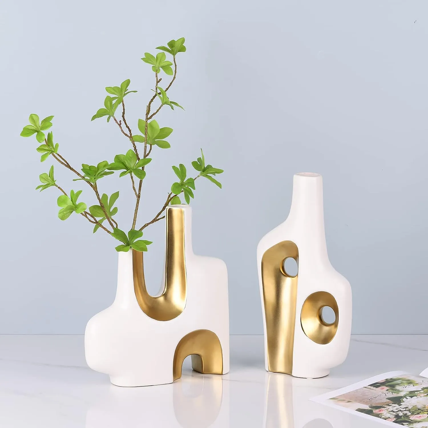 Vasos contemporâneos Mahoganny - cerâmica artesanal - Black Friday