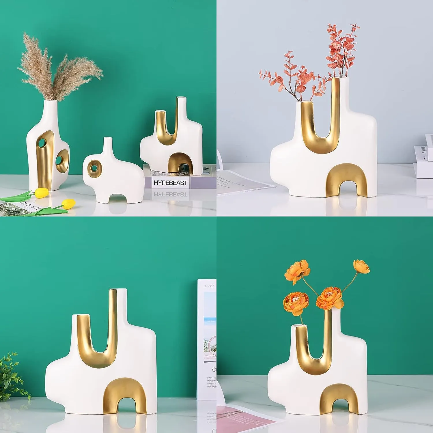 Vasos contemporâneos Mahoganny - cerâmica artesanal - Black Friday