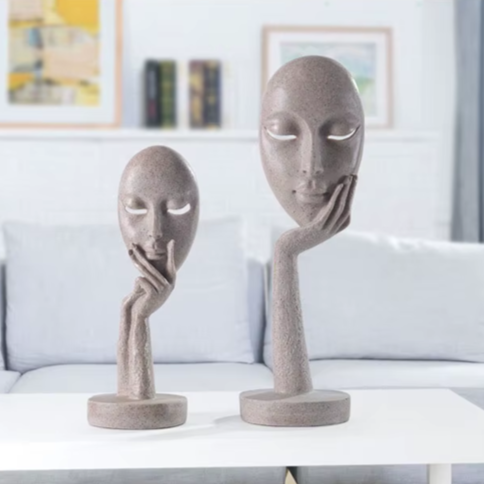 Escultura Masks Areia - 02 Modelos