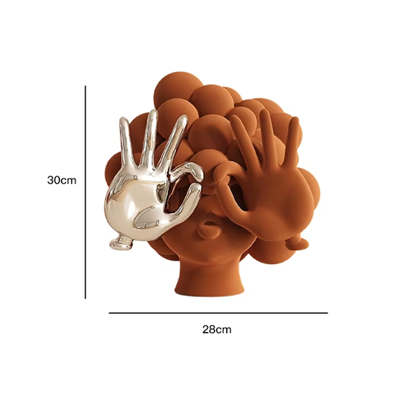 Escultura The Girl - design contemporâneo