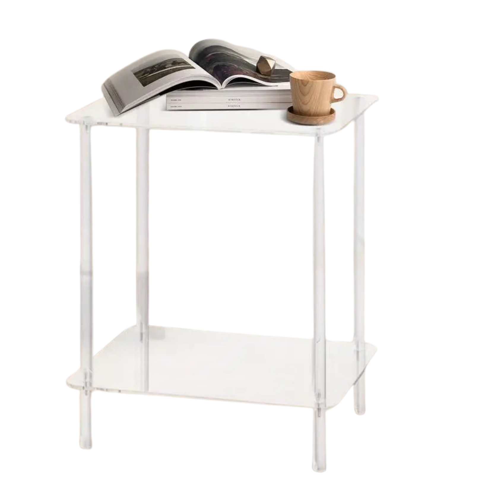 Mesinha em acrílico Retangular