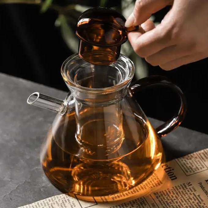 Bule com infusor & Xícaras Tóquio - Jogo 3pcs