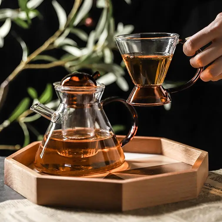 Bule com infusor & Xícaras Tóquio - Jogo 3pcs