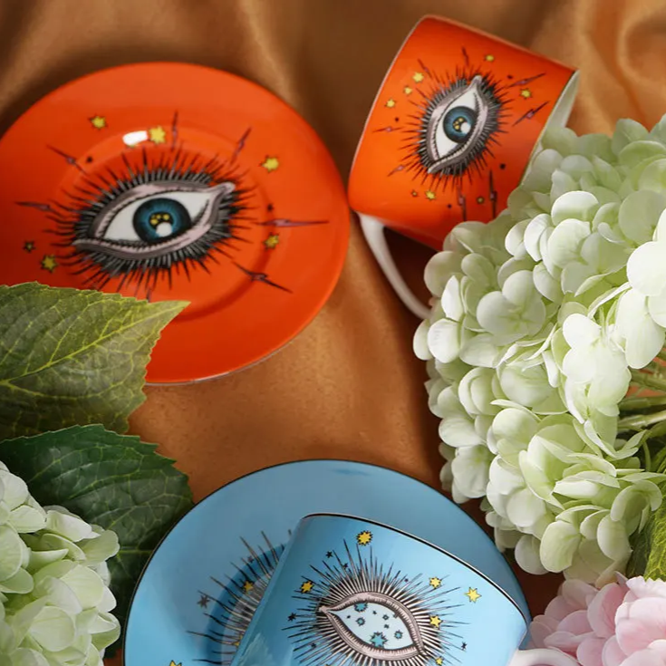 Xícara + Pires Third Eye - 02 Modelos