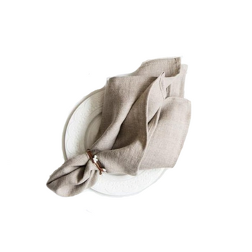 Jogo Guardanapos de Linho - 12 peças