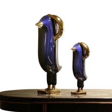 Escultura decorativa Bird - design contemporâneo