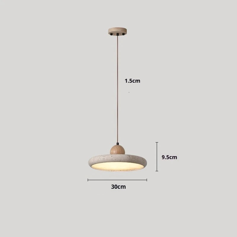 Lustre pendente Travertino - 30cm