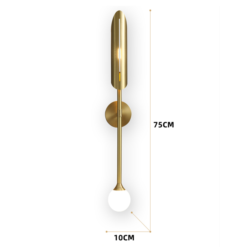 Arandelas em metal Pequim - 02 Modelos