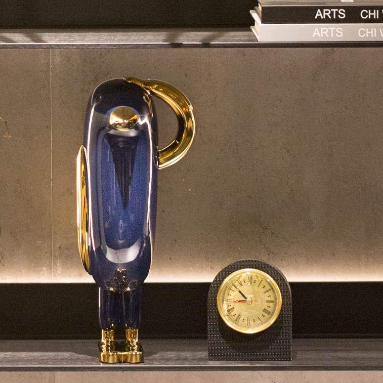 Escultura decorativa Bird - design contemporâneo