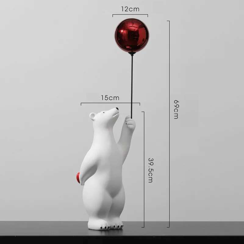 Esculturas Polar Love Balloon - 02 Cores