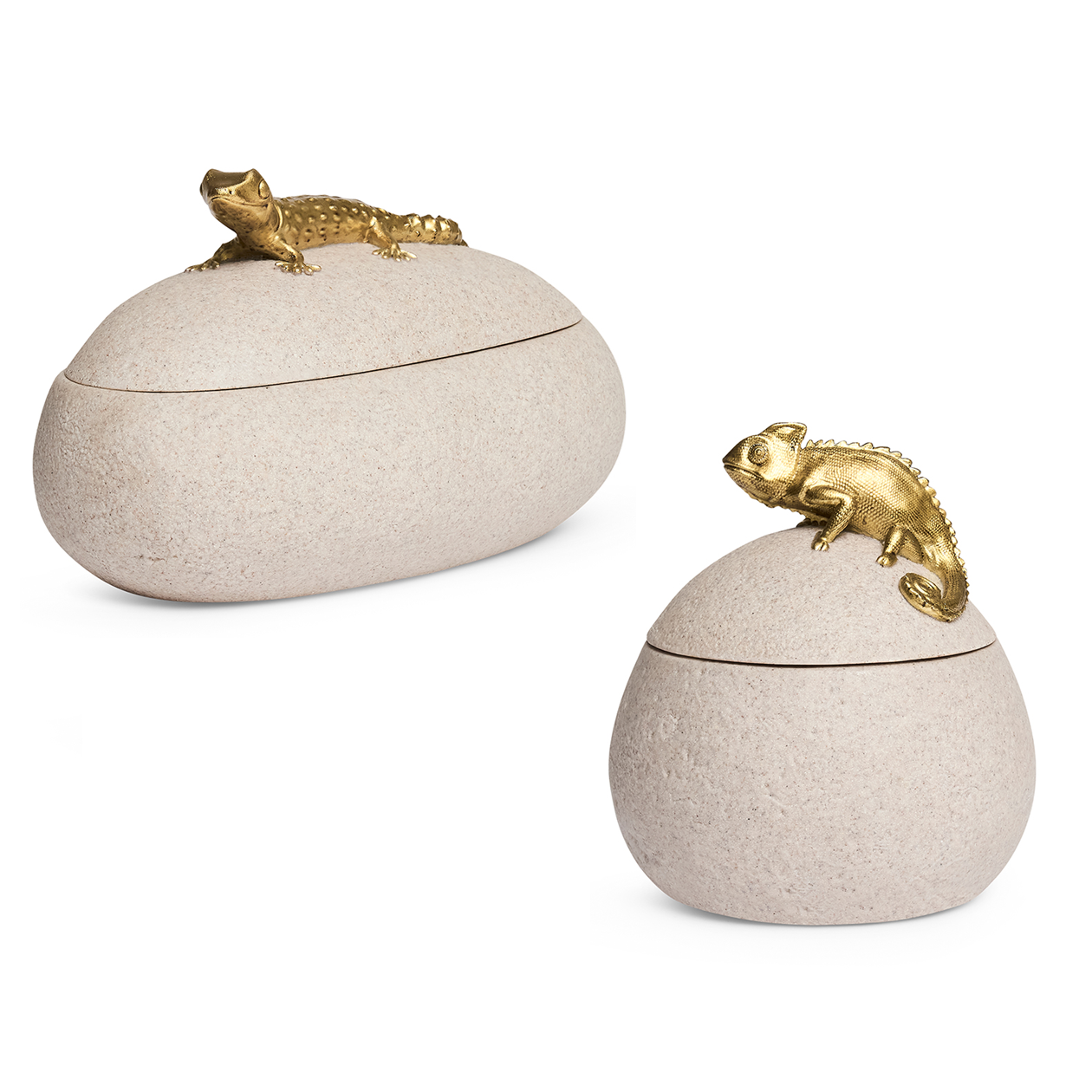 Potes decorativos Lizard - 02 Modelos