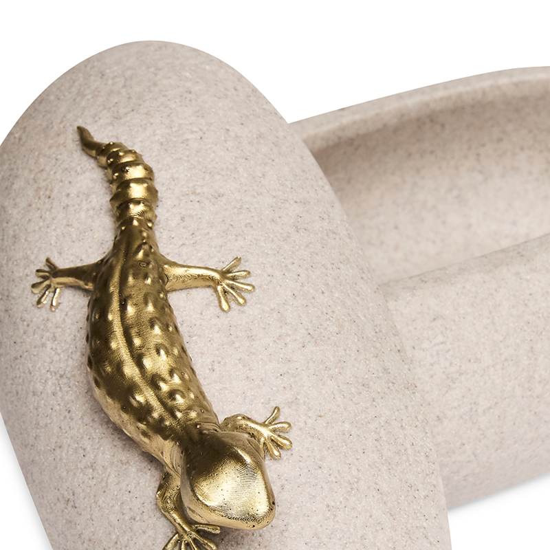 Pote decorativo Lizard - em resina