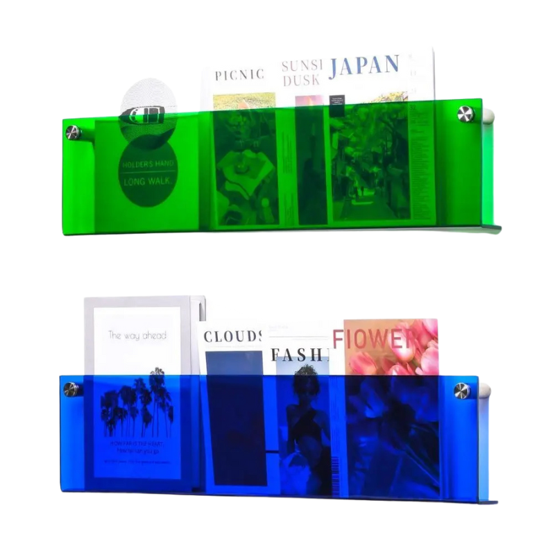 Prateleira Porta Livros em Acrílico