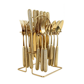 Jogo 24pcs talheres Titanium