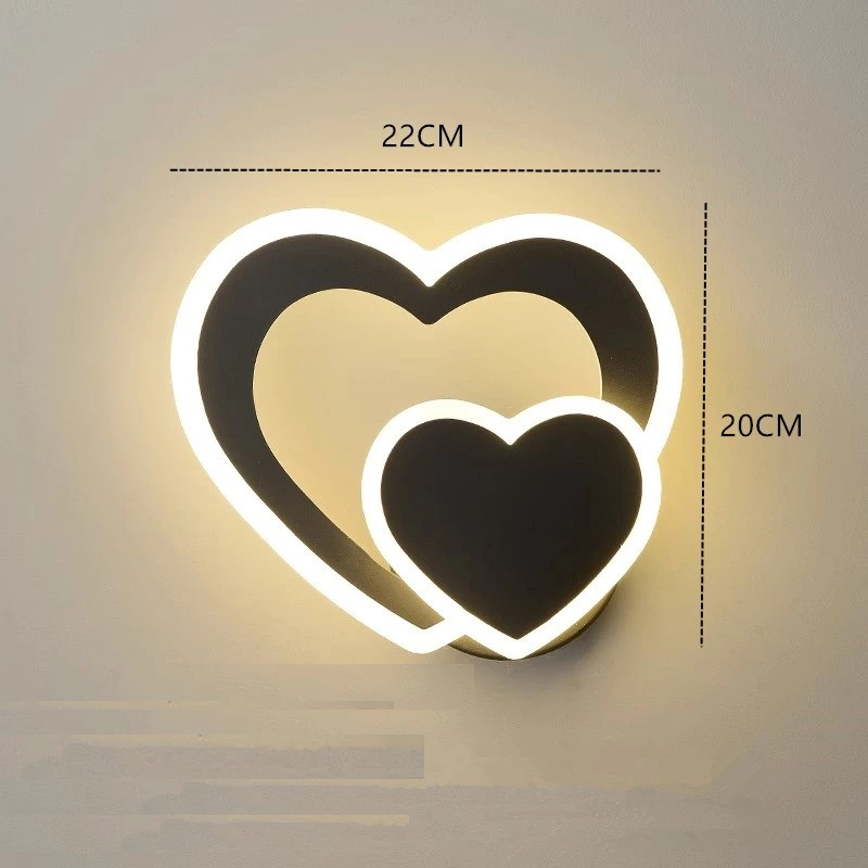 Arandela em led Heart - 03 Cores