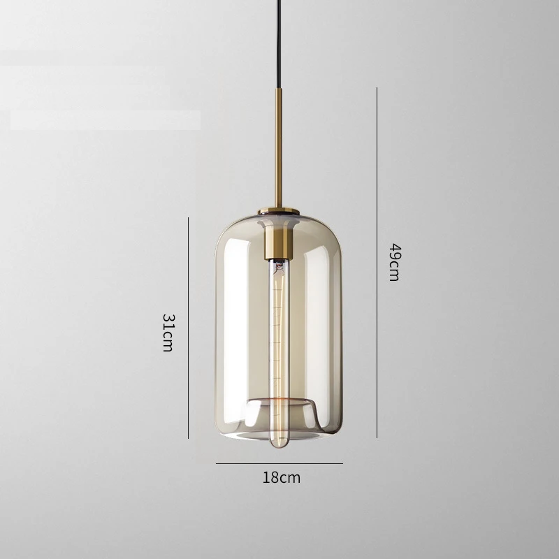 Pendentes Requinte - vidro ambar