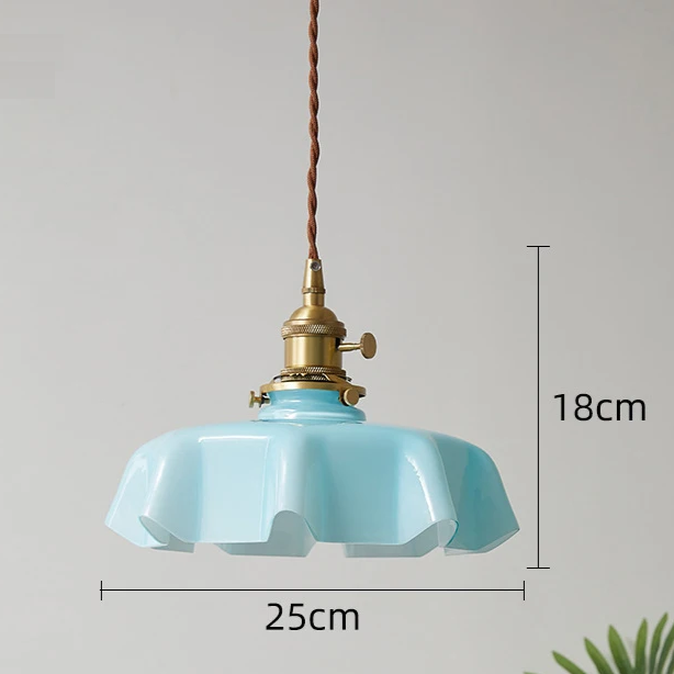 Pendente em vidro Vintage Francês - 05 Cores