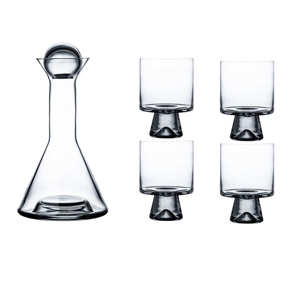 Jarra e Copos Rose Gold - Jogo3,4,5 ou 6pcs