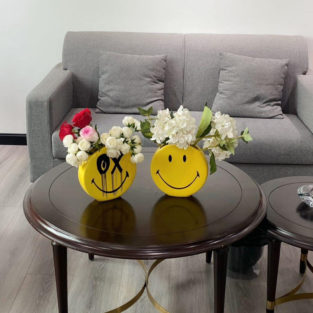 Vasos em cerâmica Smiley - Pop Art