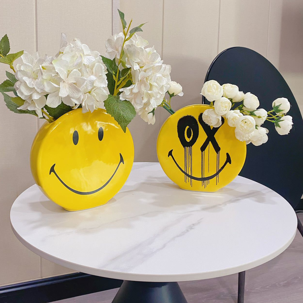 Vasos em cerâmica Smiley - Pop Art