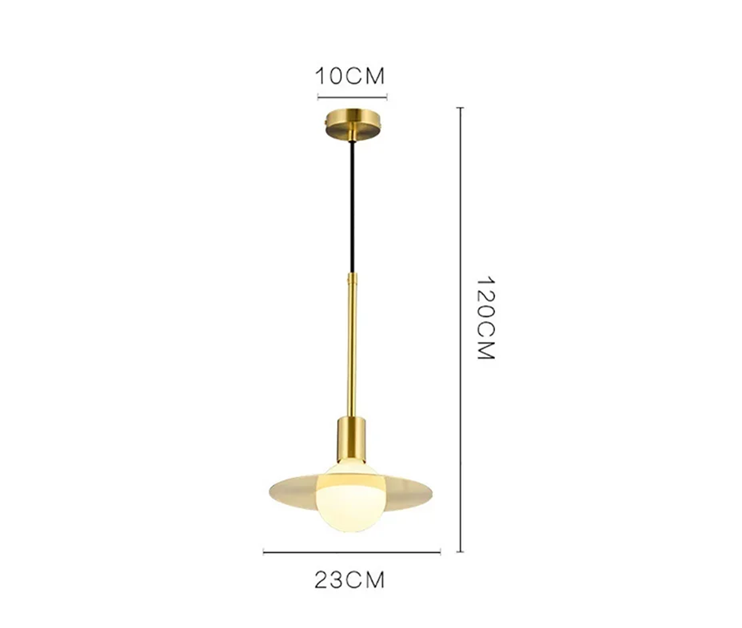 Pendente Space Gold - 02 Tamanhos