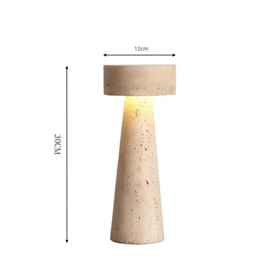 Luminária de mesa Travertino - 30cm