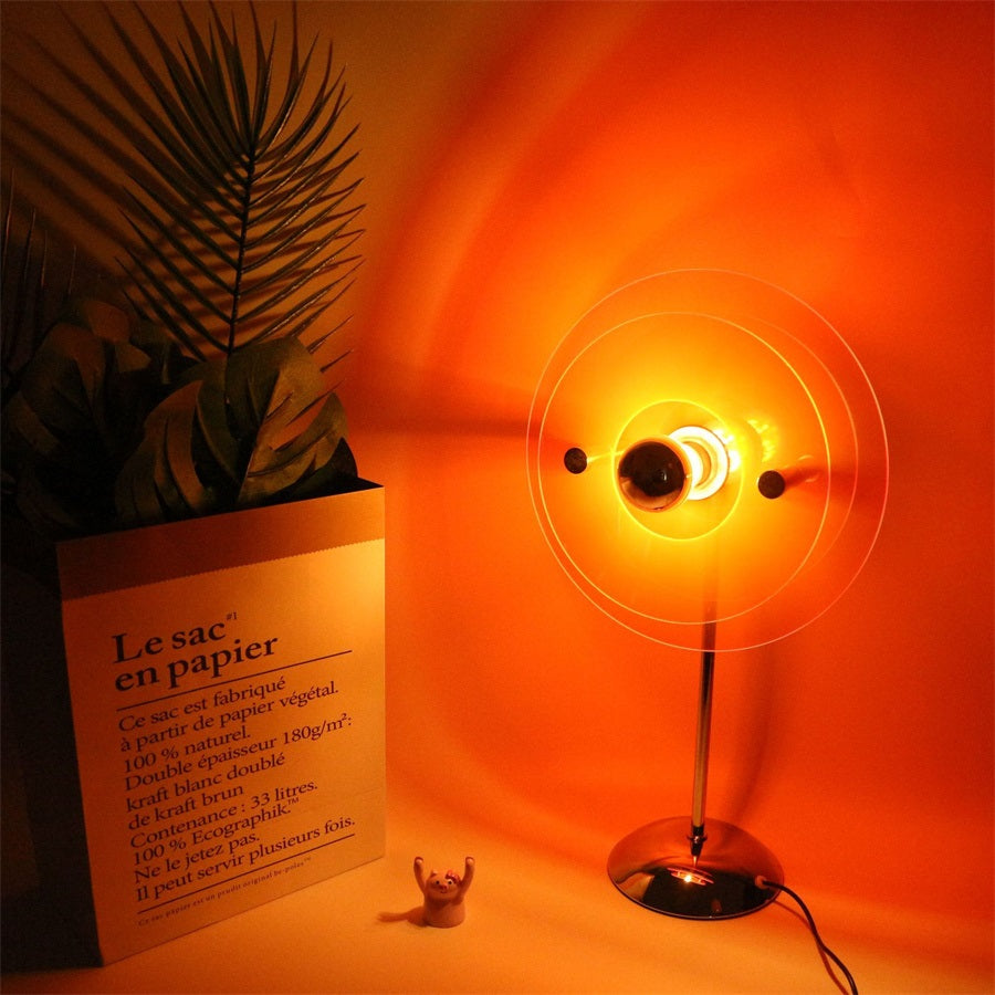 Luminária de mesa Atmosphere - cúpula com led projetor