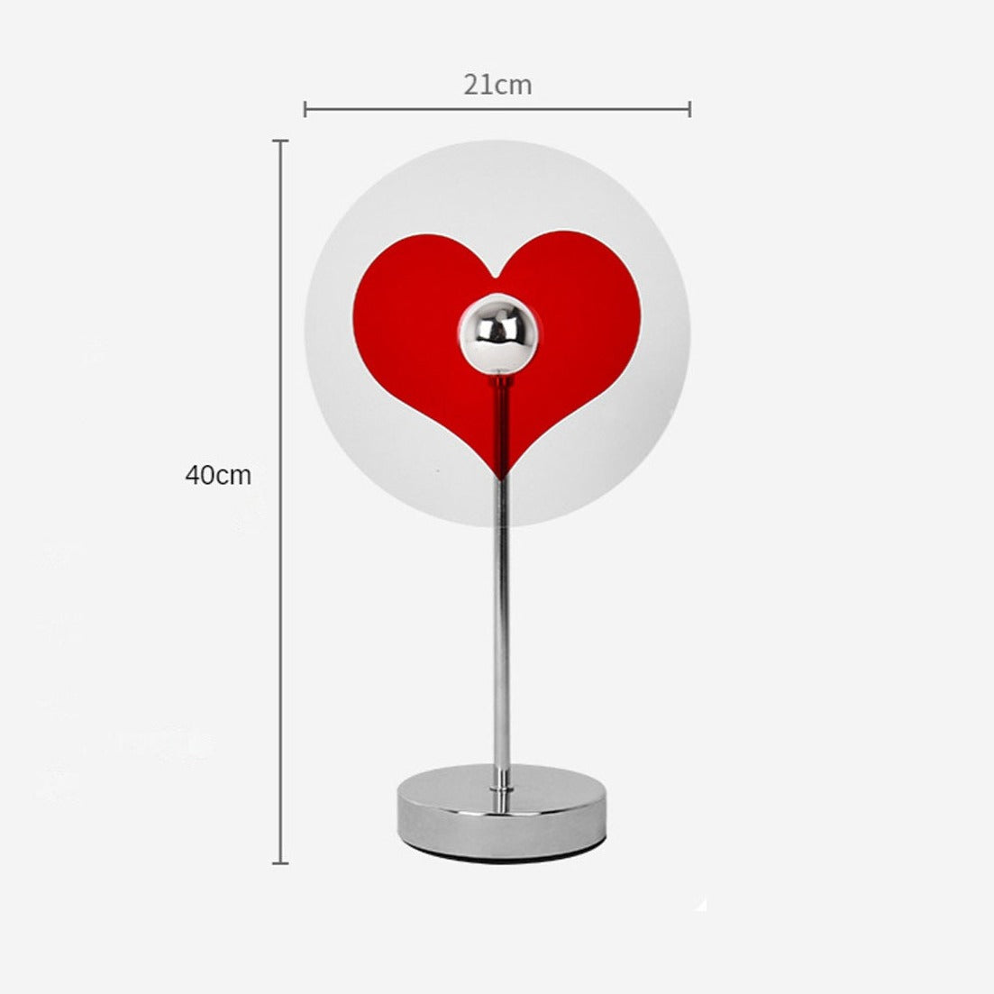 Luminária de mesa Atmosphere - cúpula com led projetor