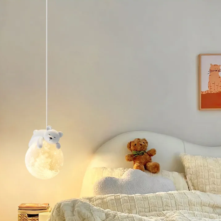 Pendente baby urso - design lúdico e criativo