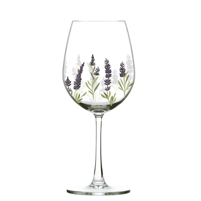 Jogo 6 Taças em cristal Vinho Lavanda - 600ml
