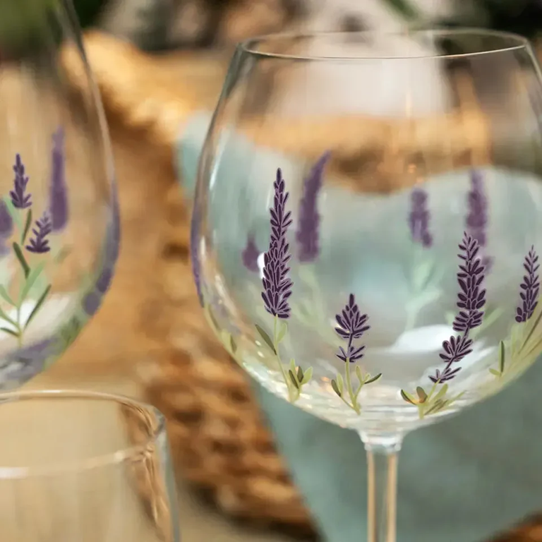 Jogo 6 Taças em cristal Gin Lavanda - 650ml