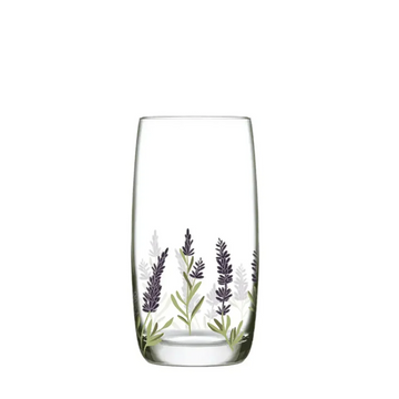 Jogo 6 Copos em cristal Lavanda - 370ml