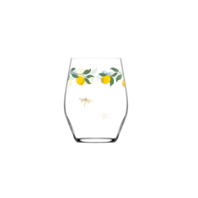 Jogo 6 Copos em cristal Limão Siciliano - 455ml