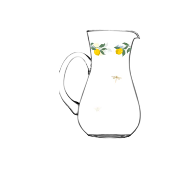 Jarra em cristal Limão Siciliano - 1,2L