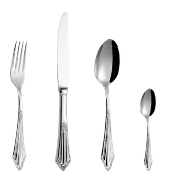 Jogo de talheres Eleganza Prateado - 24pcs