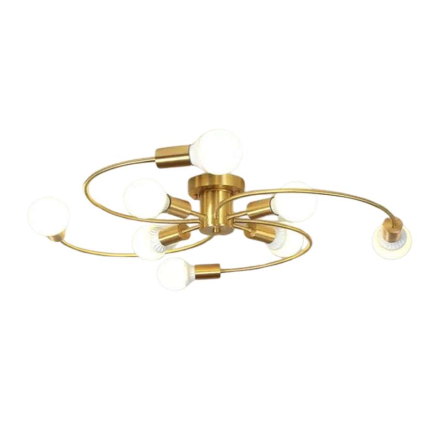 Luminária de teto Curvas - moderno e elegante