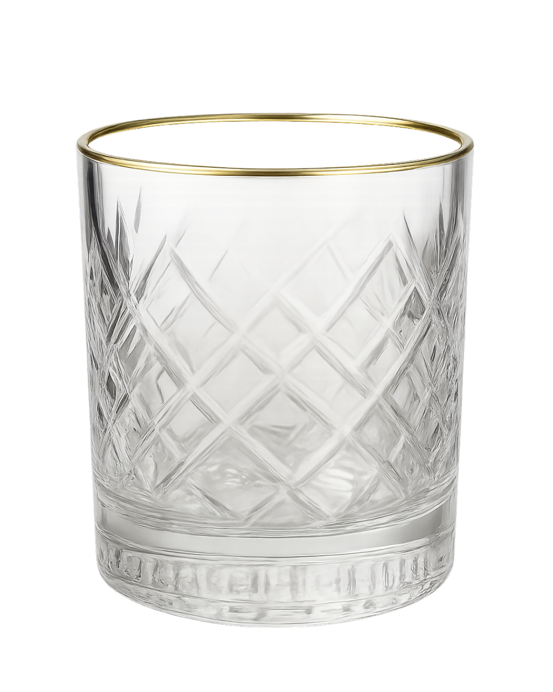 Copos de Whisky borda dourada - Jogo 2 ou 6pcs