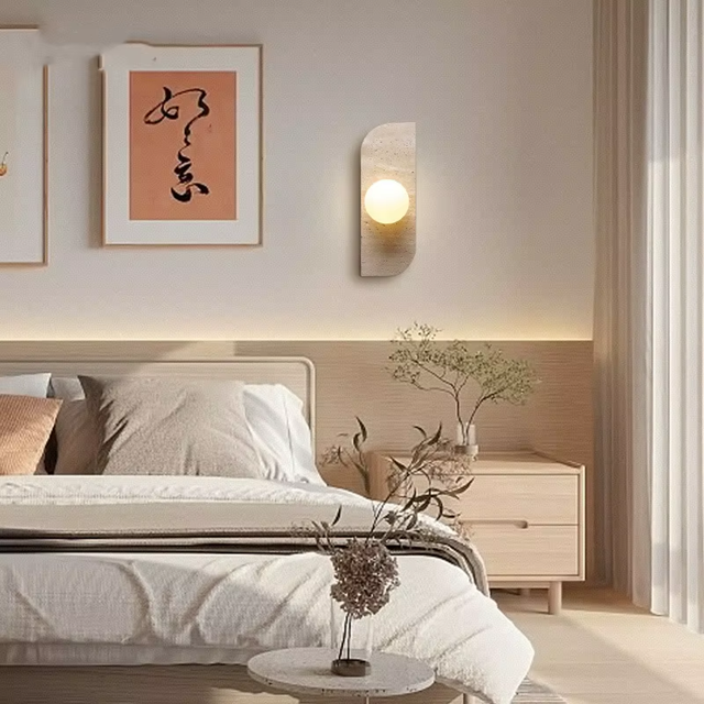 Arandelas Travertino - Linha Essenza - 03 Tamanhos