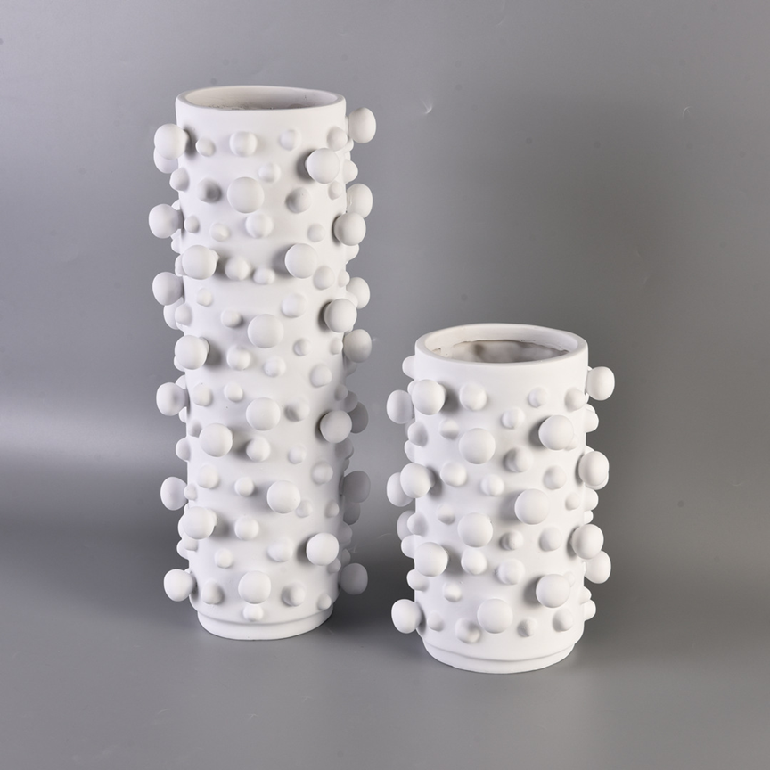 Vasos em resina Bolas - 02 Tamanhos