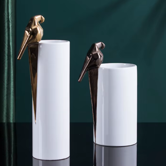 Vasos em cerâmica Bird - 02 Tamanhos