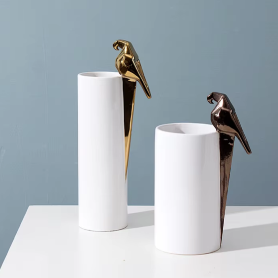 Vasos em cerâmica Bird - 02 Tamanhos